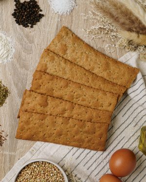 Cracker Grano Saraceno<br>Senza glutine - Senza lattosio<br>160g